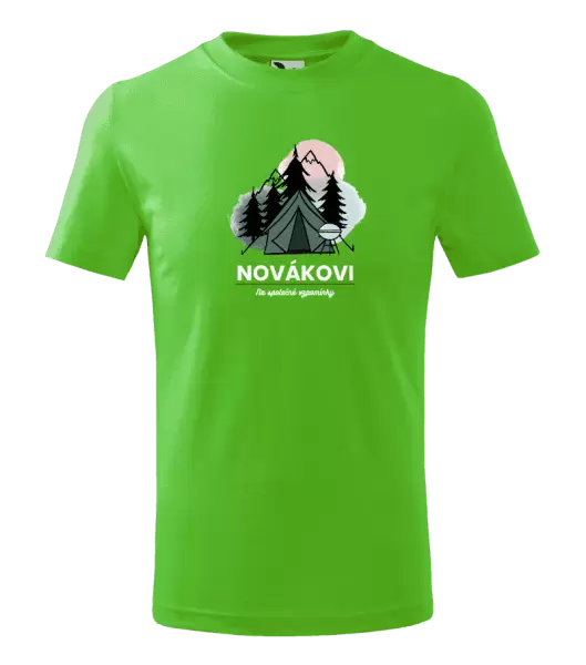 Dětské tričko Stanování