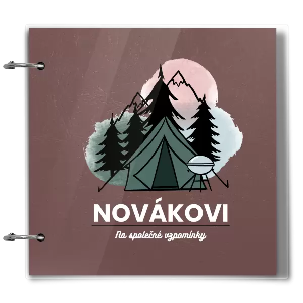 Plexi album se sponami Stanování