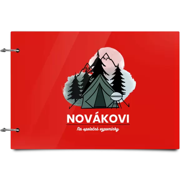 Plexi album se sponami Stanování