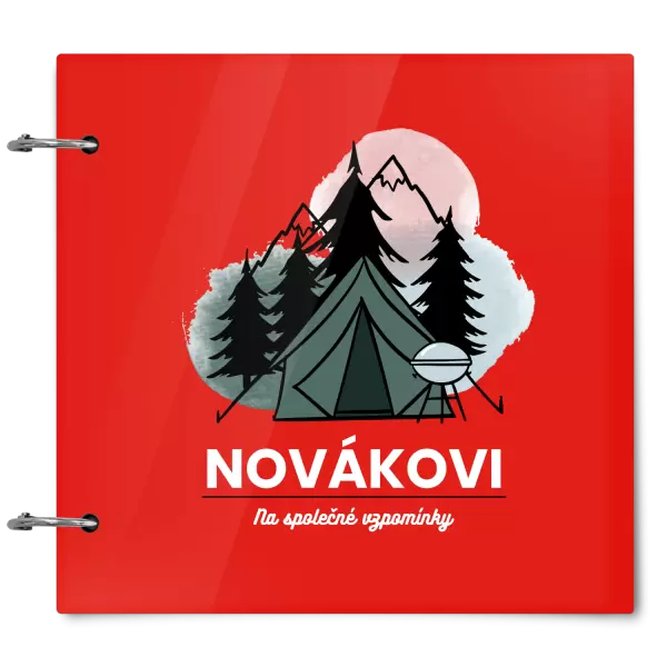 Plexi album se sponami Stanování