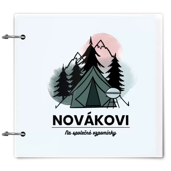 Plexi album se sponami Stanování