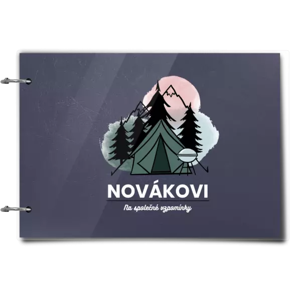 Plexi album se sponami Stanování