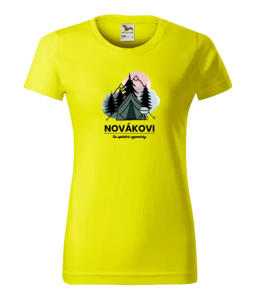Dámské tričko Stanování