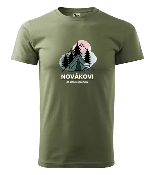Pánské tričko Stanování