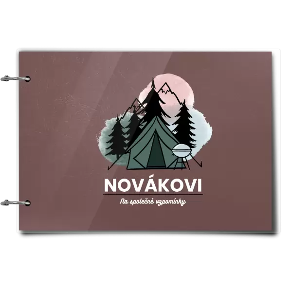 Plexi album se sponami Stanování