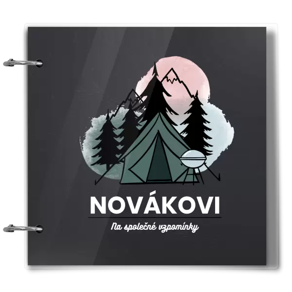 Plexi album se sponami Stanování