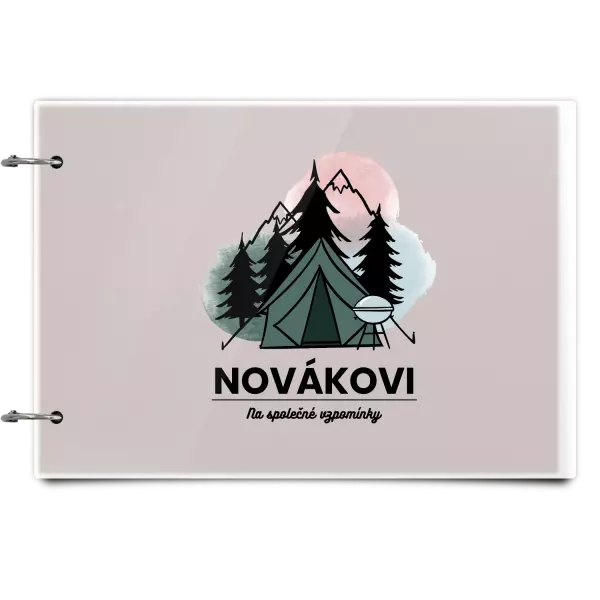 Plexi album se sponami Stanování