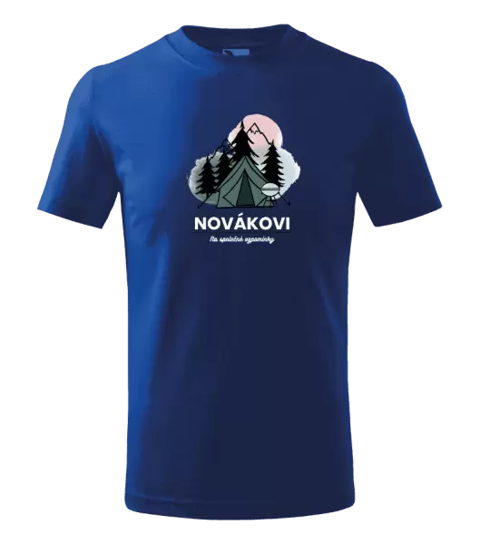 Dětské tričko Stanování