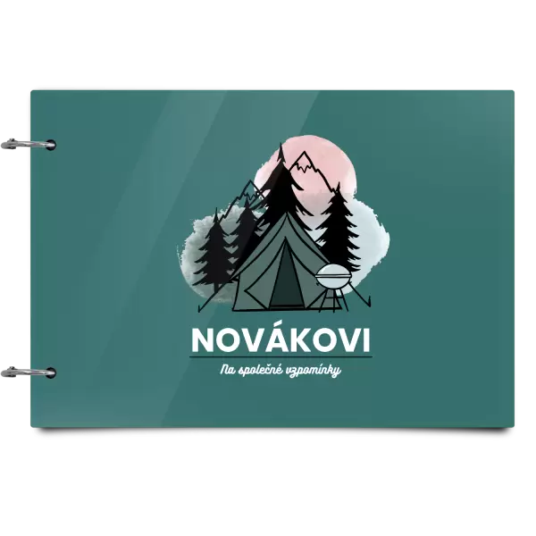 Plexi album se sponami Stanování