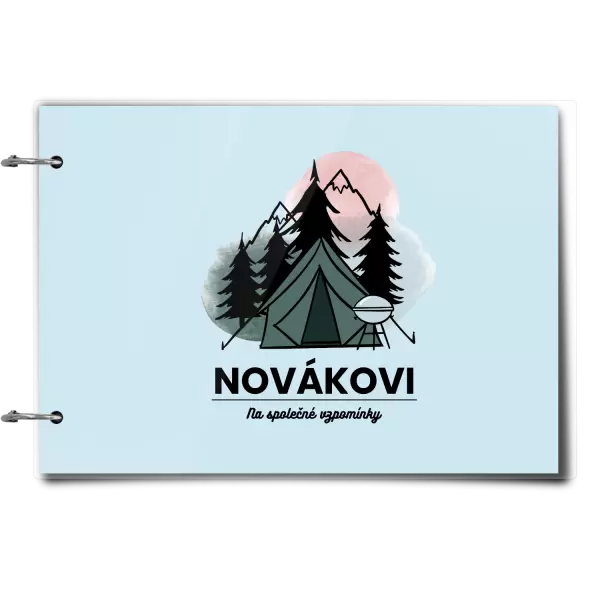 Plexi album se sponami Stanování