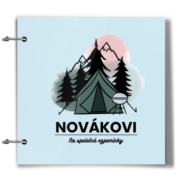Plexi album se sponami Stanování