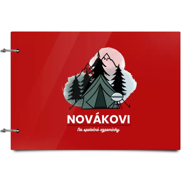 Plexi album se sponami Stanování