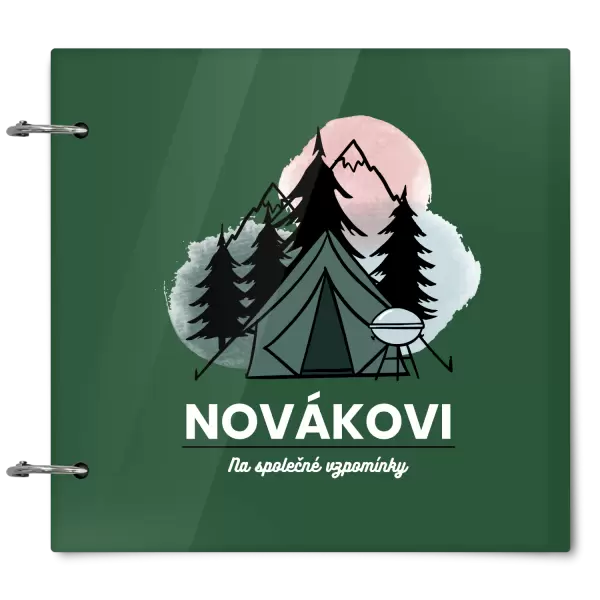 Plexi album se sponami Stanování