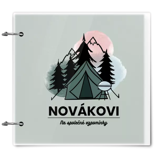 Plexi album se sponami Stanování