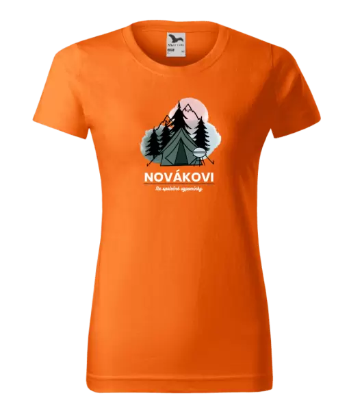 Dámské tričko Stanování