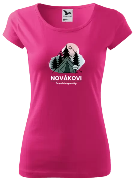Dámské tričko Stanování
