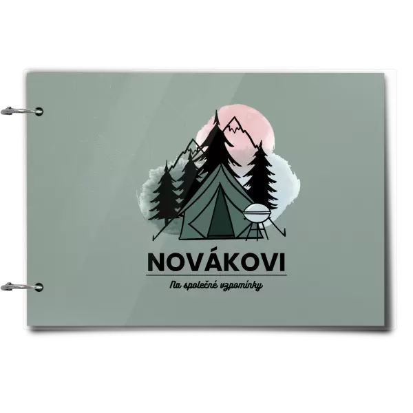 Plexi album se sponami Stanování