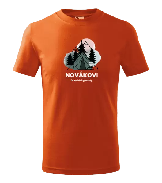 Dětské tričko Stanování