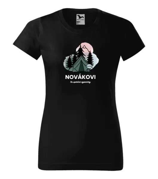 Dámské tričko Stanování