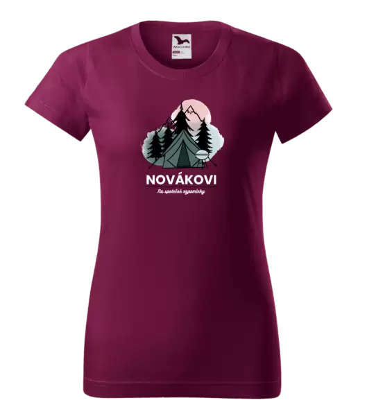 Dámské tričko Stanování