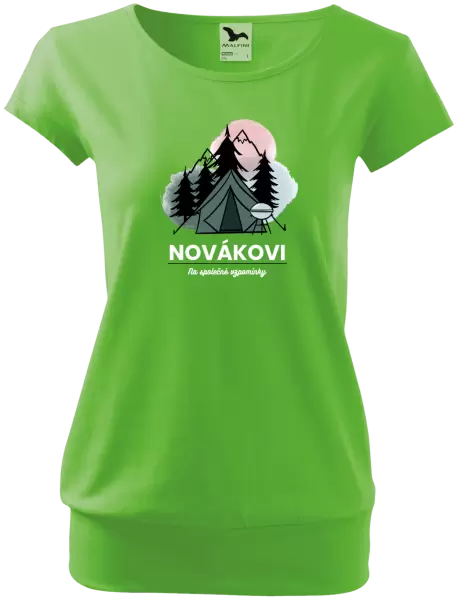 Dámské tričko Stanování