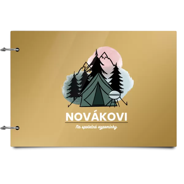 Plexi album se sponami Stanování