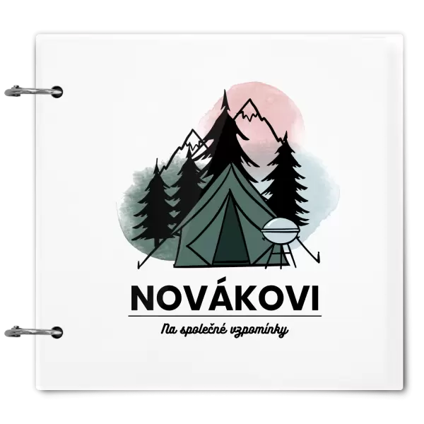 Plexi album se sponami Stanování