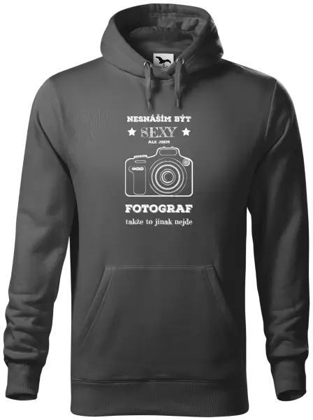 Pánská mikina Nesnáším být sexy, ale jsem fotograf