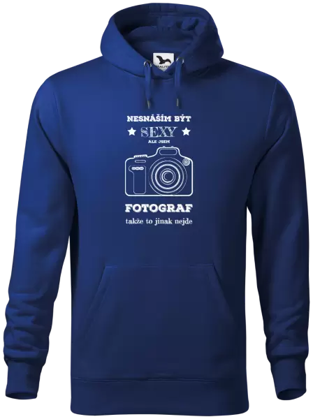 Pánská mikina Nesnáším být sexy, ale jsem fotograf