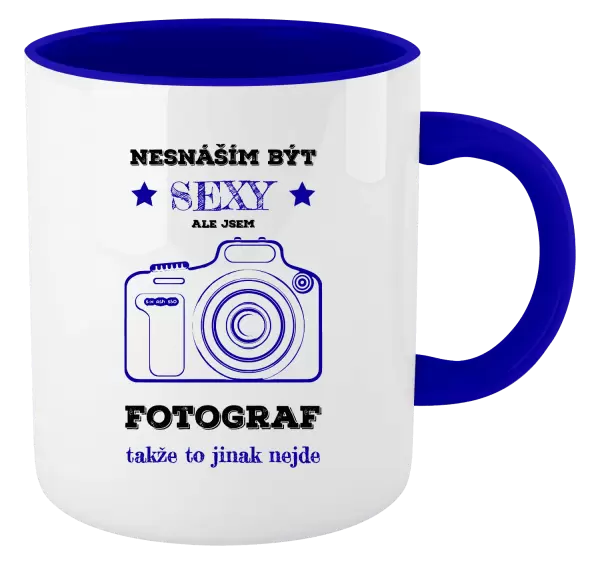 Hrnek Nesnáším být sexy, ale jsem fotograf
