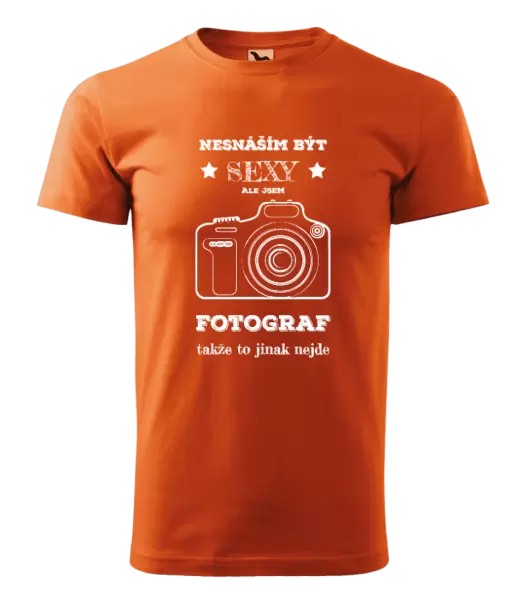 Pánské tričko Nesnáším být sexy, ale jsem fotograf
