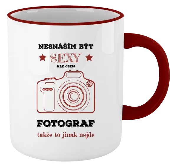 Hrnek Nesnáším být sexy, ale jsem fotograf