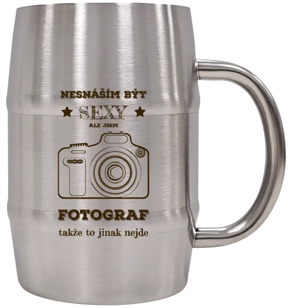 Nerezový chladicí půllitr Nesnáším být sexy, ale jsem fotograf