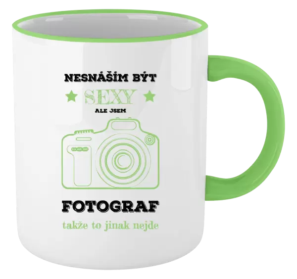 Hrnek Nesnáším být sexy, ale jsem fotograf