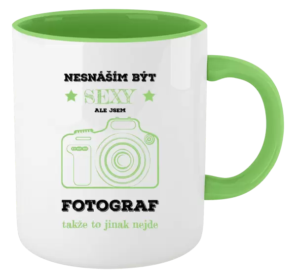 Hrnek Nesnáším být sexy, ale jsem fotograf