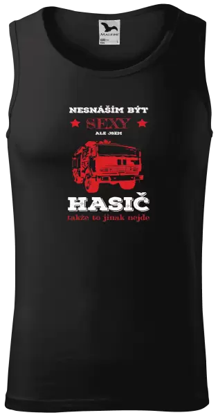 Pánské tílko Nesnáším být sexy, ale jsem hasič