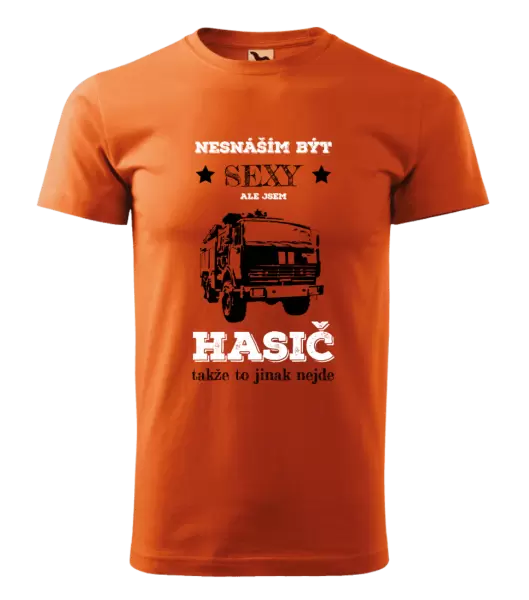 Pánské tričko Nesnáším být sexy, ale jsem hasič
