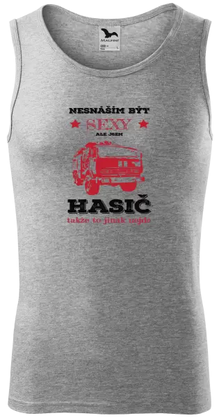 Pánské tílko Nesnáším být sexy, ale jsem hasič
