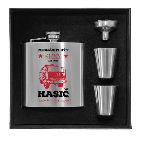 Placatka v krabičce Nesnáším být sexy, ale jsem hasič