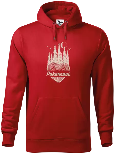 Pánská mikina Srdce pařez