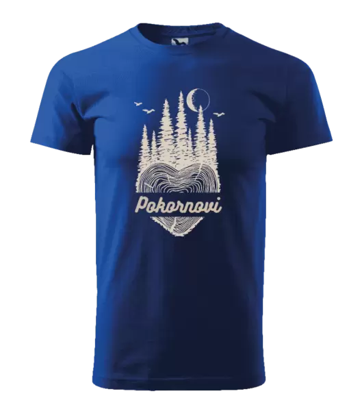 Pánské tričko Srdce pařez