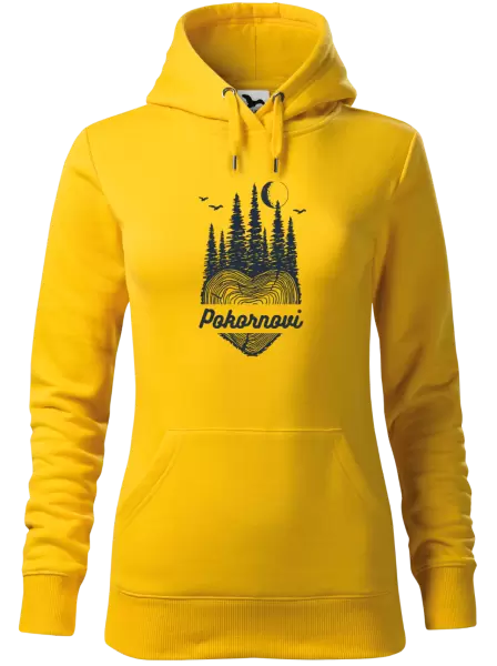 Dámská mikina Srdce pařez