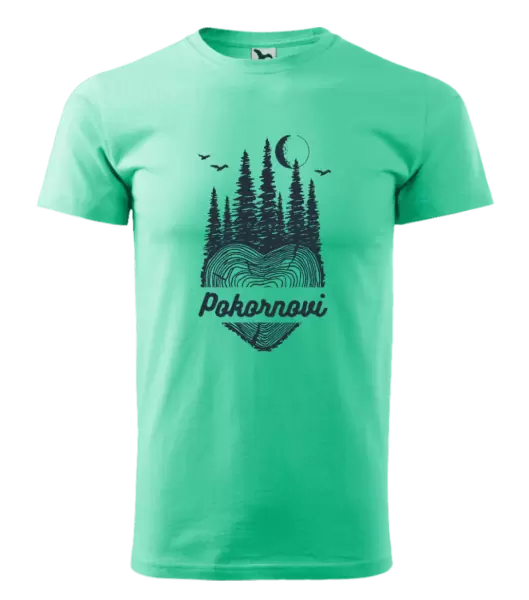 Pánské tričko Srdce pařez