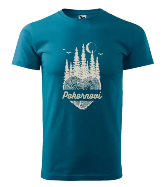 Pánské tričko Srdce pařez