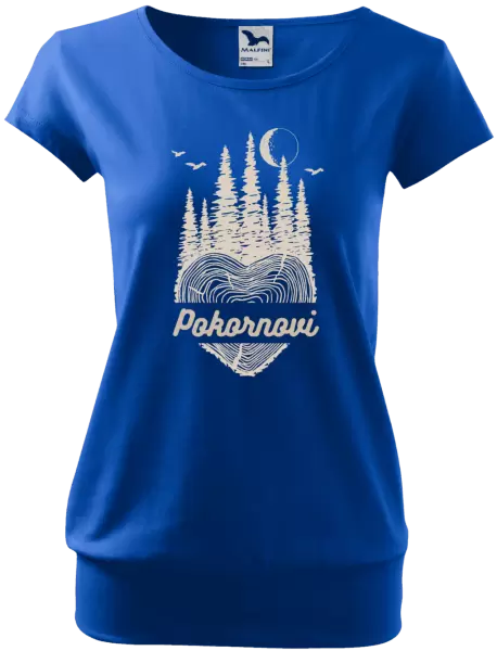 Dámské tričko Srdce pařez