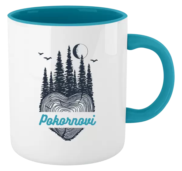 Hrnček  Srdce pařez