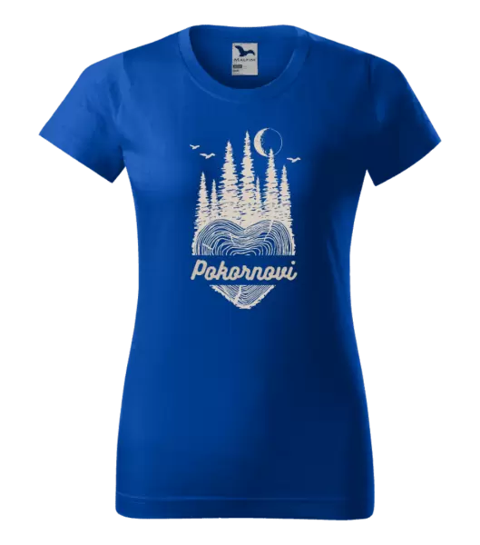 Dámské tričko Srdce pařez