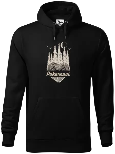 Pánská mikina Srdce pařez