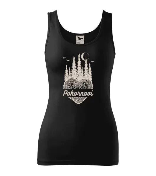 Dámské tílko Srdce pařez