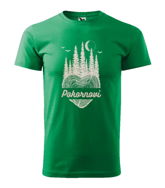 Pánské tričko Srdce pařez